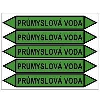 Značení potrubí, průmyslová voda